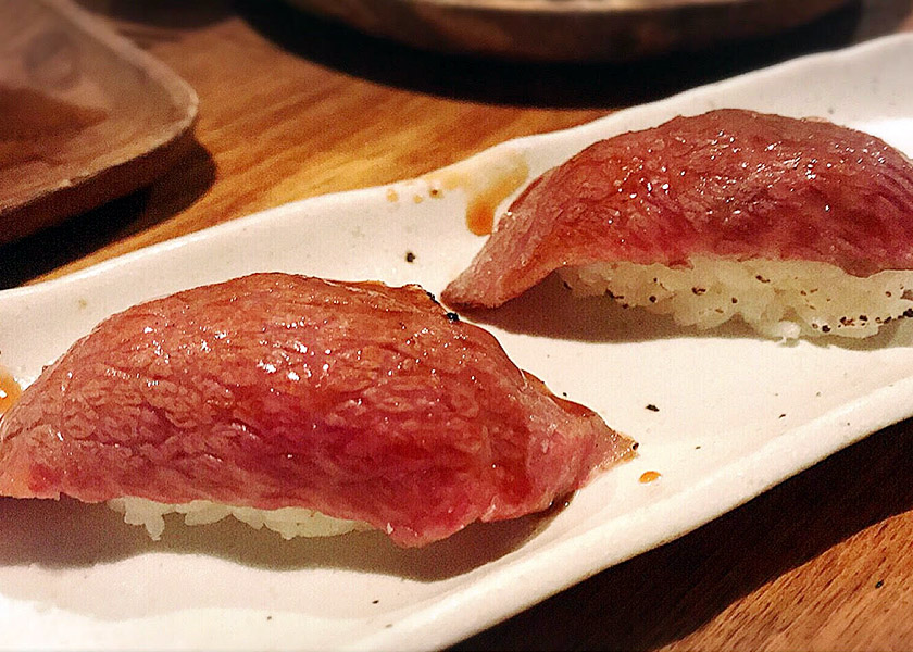 MEIT 肉男 MAN(ミートマン) の肉のお寿司